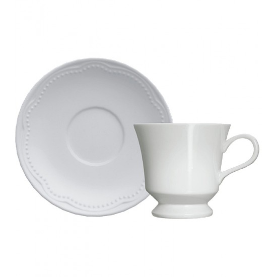 Xicara 190ml Para Chá Cottage Porcelana Germer